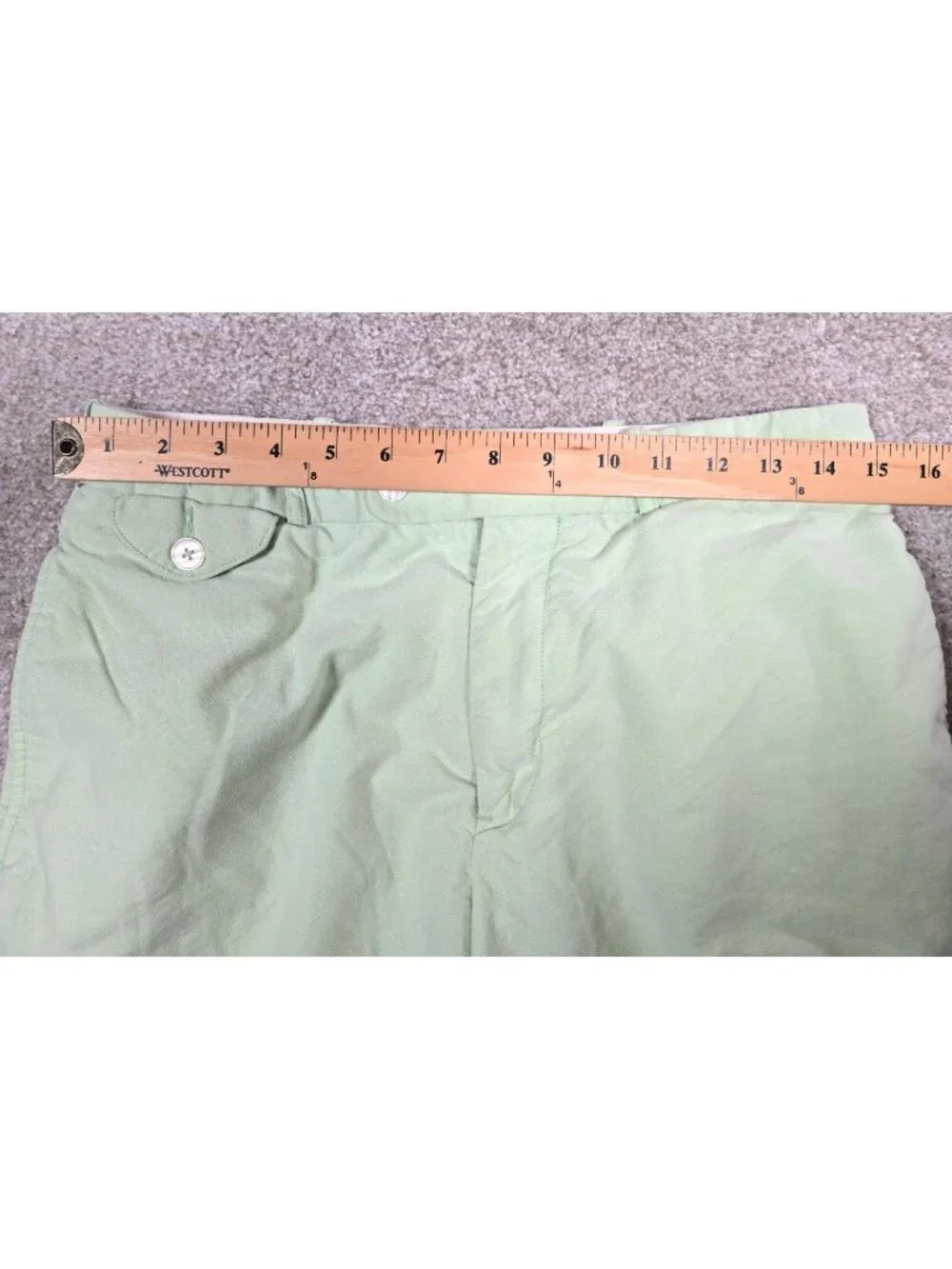 Polo Ralph Lauren Chino Shorts Embroidered Dog Flat Front Golf Preppy Men's 32